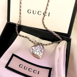Gucci Necklace Sterling Silver